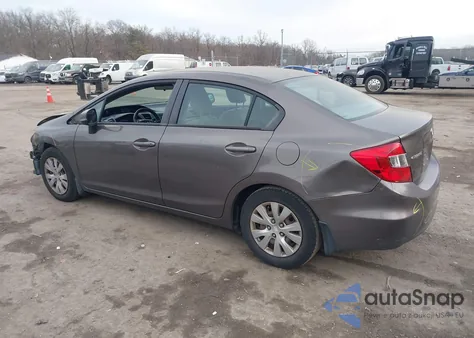 2012 Honda Civic Lx из США, поврежденный, VIN 2HGFB2F52CH521032